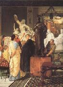 A Sculpture Gallery in Rome at the Time of Augustus (mk23) tadema